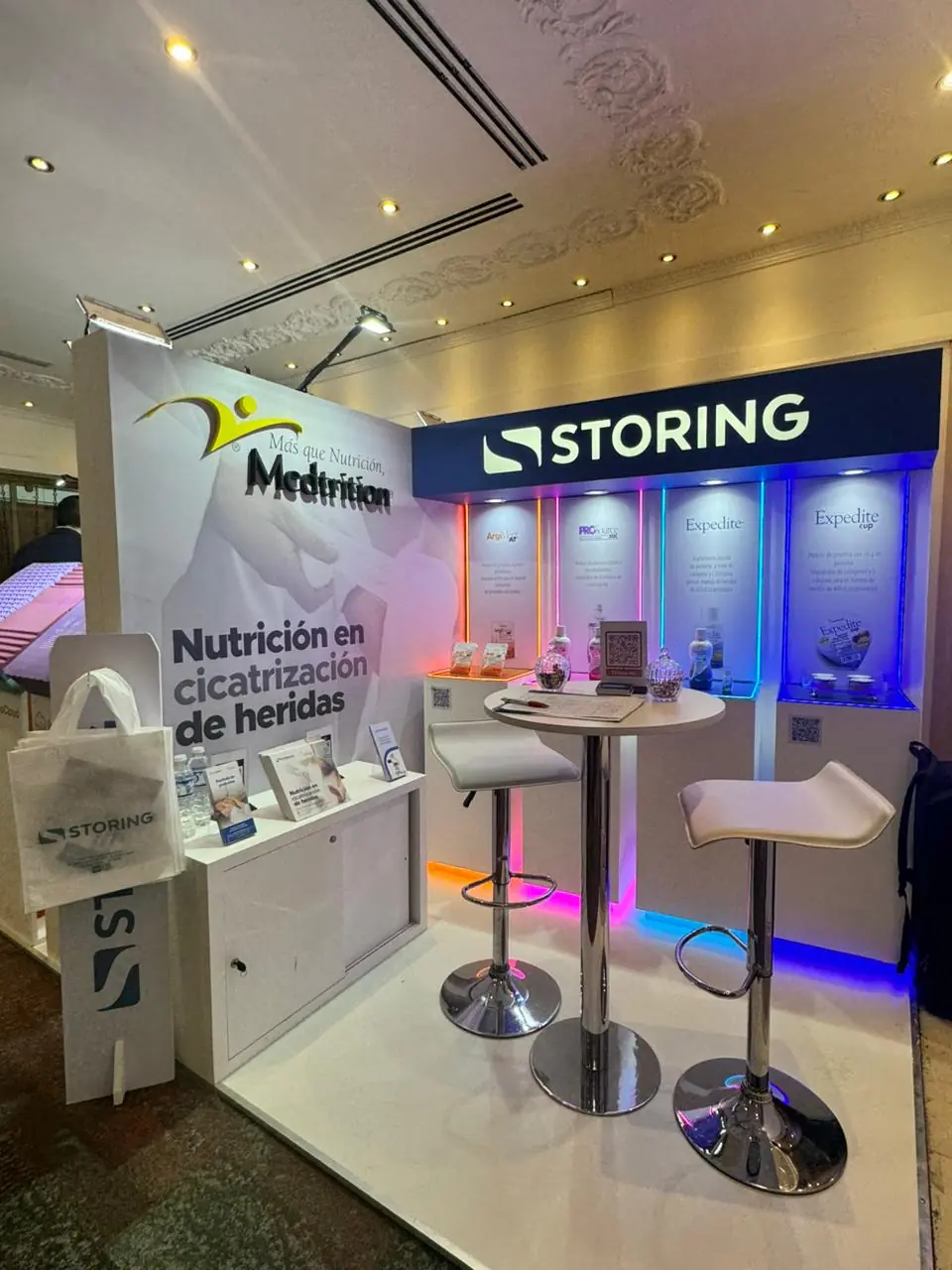 Foto 2 de «Storing Medical participó como patrocinador en el Congreso COMLHEI 2025»